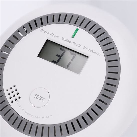 Detektor spalín co + alarm, 85db, 3x aa batéria 5 solight detektor spalín co + alarm, 85db, 3x aa batéria