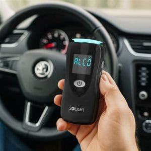 solight profesionálny bezkontaktný alkohol tester, fuel cell, 0,0 5,0‰ bac,citlivosť 0,08‰