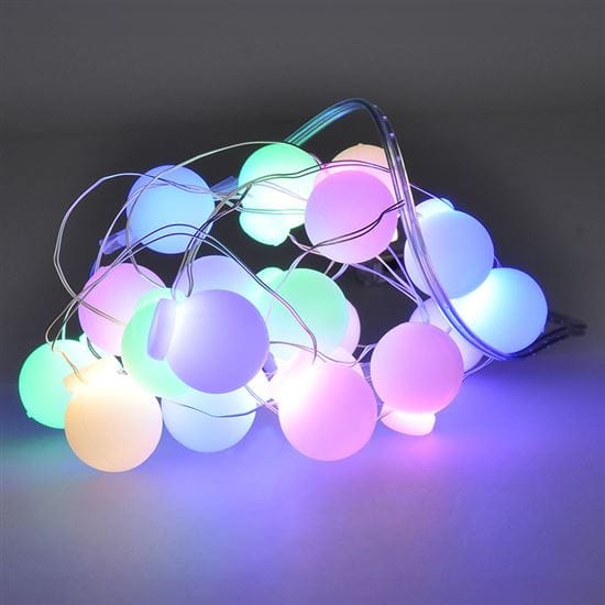 Led vianočná reťaz farebné gule, 20x led, 2m, 2x aa 2 solight led vianočná reťaz farebné gule, 20x led, 2m, 2x aa