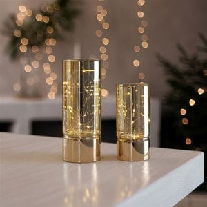 solight sada dvoch vianočných led svetielok, 15/20cm, 30x led, aa baterie, party osvetlenie, dekoracia, ozdoba,
