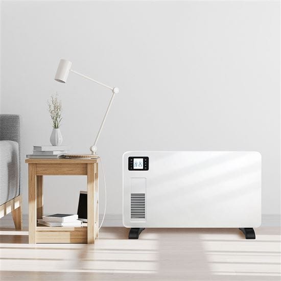 Teplovzdušný konvektor 2300w, lcd, ventilátor, termostat 3 solight teplovzdušný konvektor 2300w, lcd, ventilátor, časovač, nastaviteľný termostat