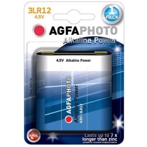agfaphoto power alkalická batéria 4,5v, blister 1ks
