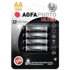 agfaphoto ultra batéria lr06/aa, blister 4ks