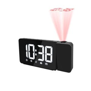 solight projekčné hodiny s rádiom a budíkom