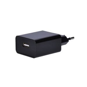 solight usb nabíjací adaptér, 1x usb, 2400ma, ac 230v, čierny