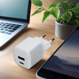 solight usb c + usb a fast charger gan 20w pd