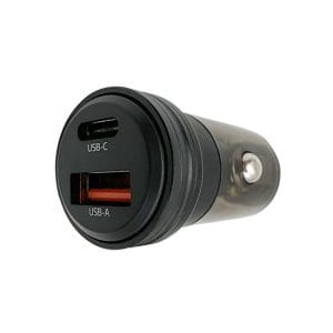 solight fast charger do auta 30w usb c + a
