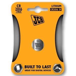 jcb gombíková lítiová batéria cr2016, blister 1 ks