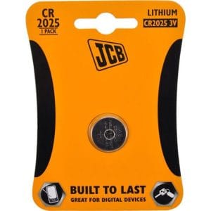 jcb gombíková lítiová batéria cr2025, blister 1 ks