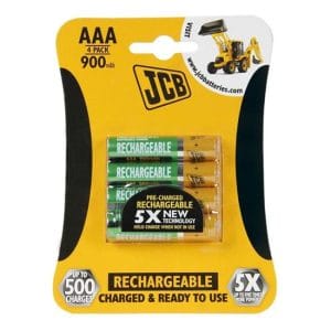 jcb rtu nimh aaa/r03, 900mah, prednabitá, blister 4 ks