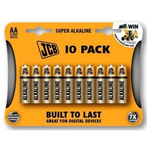 jcb super alkalická batéria lr06, blister 10 ks