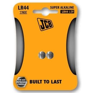 jcb alkalická batéria lr44, blister 2 ks
