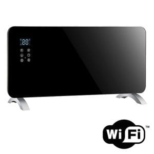 solight teplovzdušný konvektor sklokeramický 2000w, wifi, lcd, nastaviteľný termostat, časovač