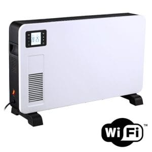 solight teplovzdušný konvektor 2300w, wifi, lcd, ventilátor, časovač, nastaviteľný termostat