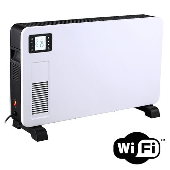 Teplovzdušný konvektor 2300w, wifi, lcd, ventilátor 1 solight teplovzdušný konvektor 2300w, wifi, lcd, ventilátor, časovač, nastaviteľný termostat