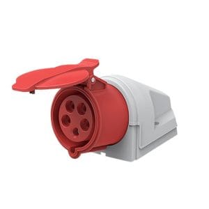 solight zásuvka nástenná, 5 pólová, 400v/32a, ip44
