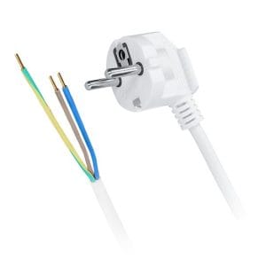 solight flexo šnúra, 3x 1mm2, biela, 3m