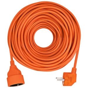 solight predlžovací prívod spojka, 1 zásuvka, 20m, 3 x 1,5mm2, oranžová