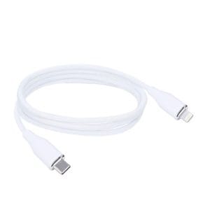 solight usb c/lightning kábel, usb c konektor lightning konektor, silikón, 2m