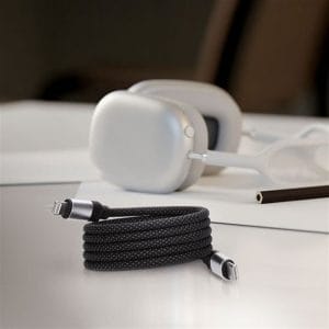 solight magnetický lightning kábel, usb 2.0 a konektor lightning konektor, 1m
