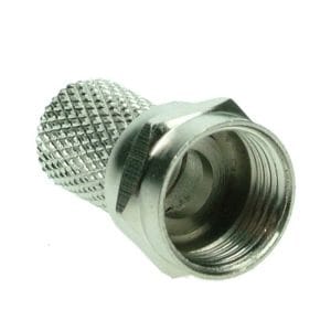 solight anténny f konektor, skrutkovacie, priemer: 6,5mm, 10ks, sáčok