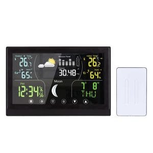 solight meteostanica, farba čierna