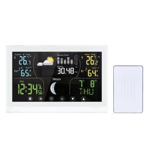 solight meteostanica, farba biela