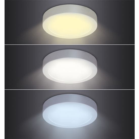 Led mini panel cct, prisadený, 12w, 900lm, okrúhly 3 solight led mini panel cct, prisazený, 12w, 900lm, 3000k, 4000k, 6000k, okrúhly