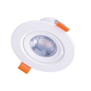 solight led podhľadové svietidlo bodové, 5w, 400lm, 4000k, okrúhle, biele