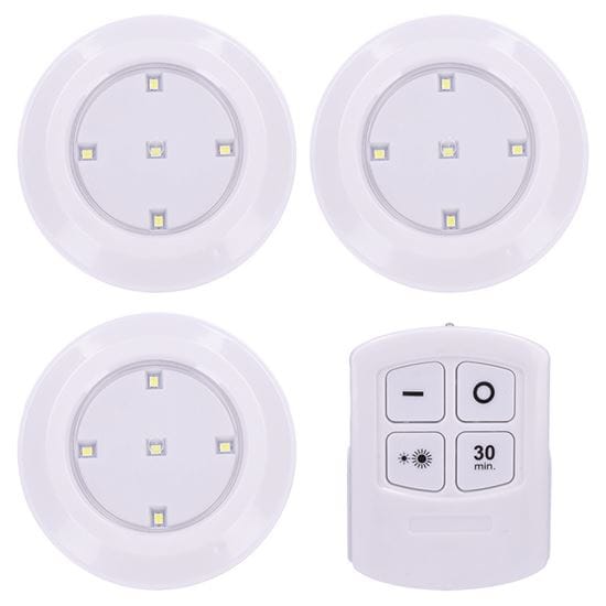 Led svetlá s diaľkovým ovládaním, 3x 50lm, batériové napájanie 1 solight led svetielka s diaľkovým ovládaním, 3x 50lm, časovač, batériové napájanie