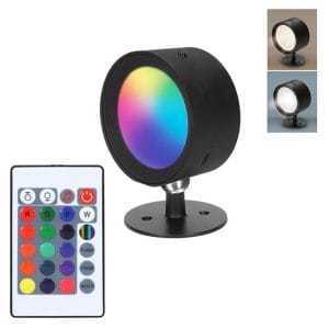 solight led nabíjací rgb svetlo, diaľkový ovládač, li ion, usb c