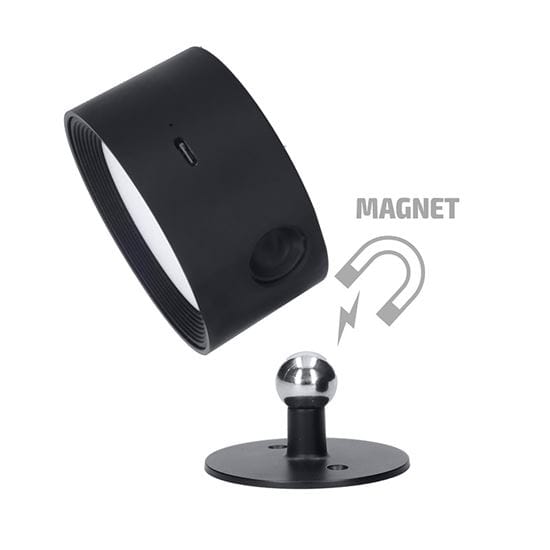 Magnetické nabíjacie rgb svetlo na stenu s ovládačom 5 solight led nabíjací rgb svetlo, diaľkový ovládač, li ion, usb c
