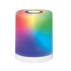 solight led nabíjacia rgb lampa, li ion, usb c