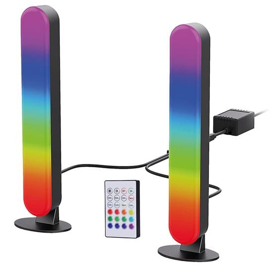 Herné led rgb svetlá k pc so zvukovým senzorom 1 solight led osvetlenie adrano s ochranou proti vlhkosti, ip54, 18w, 1530lm, 3cct, 23cm