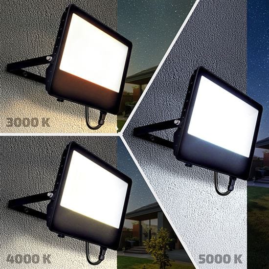 Led reflektor 150w, max. 21000lm, 3cct, voliteľný výkon 100/75/47%, ip65, rýchlokonektor 4 solight led reflektor top, 150w, max. 21000lm, 3cct, voliteľný výkon 100/75/47%, ip65, rýchlokonektor