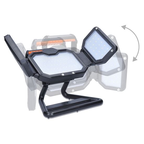 Led reflektor, 30w, prenosné svetlo, nabíjacie, 3000lm 5 solight led reflektor, 30w, prenosný, nabijací, 3000lm, oranžovo čierny