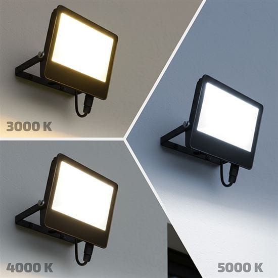Led reflektor top, 50w, max. 6500lm, 3cct, voliteľný výkon 100/60%, ip65, rýchlokonektor 3 solight led reflektor top, 50w, max. 6500lm, 3cct, voliteľný výkon 100/60%, ip65, rýchlokonektor