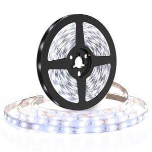 solight led svetelný pás 5m, 120led/m, 10w/m, 1100lm/m, ip20, studená biela