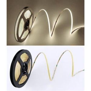 solight led cob svetelný pás 5m, 10w/m, 1000lm/m, cri 90, ip44, neutrálna biela