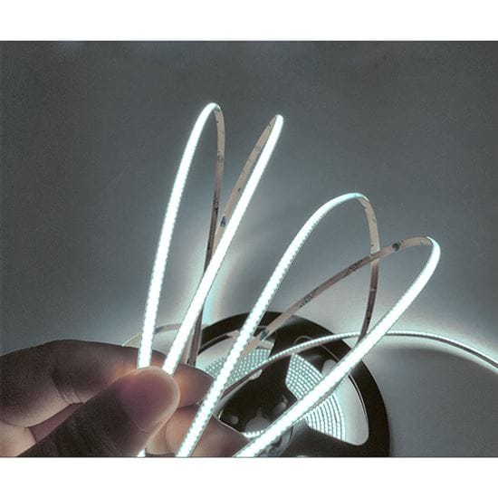 Led svetelný pás 5m, 1000lm/m, cri 90, ip44, studená biela 3 solight led cob svetelný pás 5m, 10w/m, 1000lm/m, cri 90, ip44, studená biela
