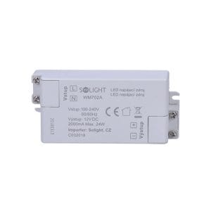 solight led napájací zdroj, 230v 12v, 2a, 24w, ip20