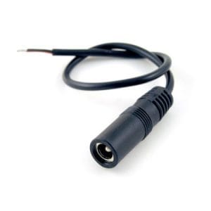 solight napájací konektor pre led pásy, zdierka 5,5 mm, balenie 1ks, sáčok