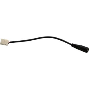 solight napájací konektor pre led pásy, 5,5 mm zdierka 8mm zacvakávací konektor, balenie 1ks, sáčok