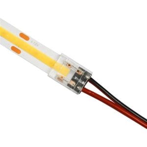solight napájací konektor pre cob led pásy, opasok napájacie vodiče, balenie 1ks, sáčok