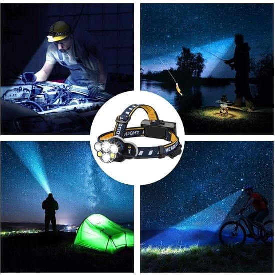 Led čelové nabíjacie svietidlo 550lm, li-ion 2 solight led čelové nabíjacie svietidlo 550, 550lm, li ion