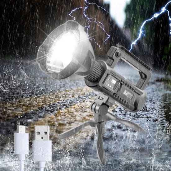 Led nabíjacie ručné svietidlo s power bankou 6 solight led nabíjacie ručné svietidlo s power bankom, 800lm, li ion