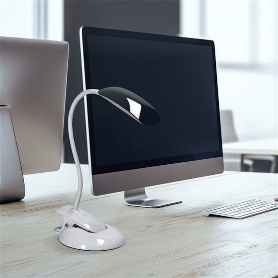 Led lampa 2v1, podstavec aj klip, 5w 4000k, 3 farebné kryty 2 solight led stmievateľná lampička 2v1, podstavec aj klip, 5w 4000k, 3 farebné kryty