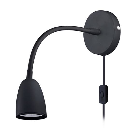 Led nástenná lampa, stmievateľná, 4w, 280lm, 3000k, čierna 5 solight led nástenná lampička, stmievateľná, 4w, 280lm, 3000k, čierna
