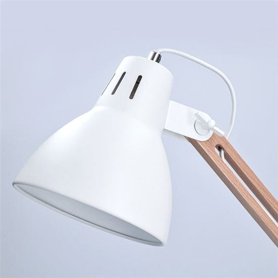 Stolná lampa falun, e27, biela 3 solight stolná lampa falun, e27, biela