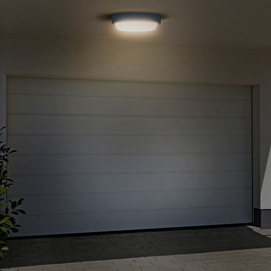 Led vonkajšie osvetlenie guľaté, 13w, 910lm, 4000k, ip54, 17cm, sivá farba 3 solight led vonkajšie osvetlenie guľaté, 13w, 910lm, 4000k, ip54, 17cm, sivá farba